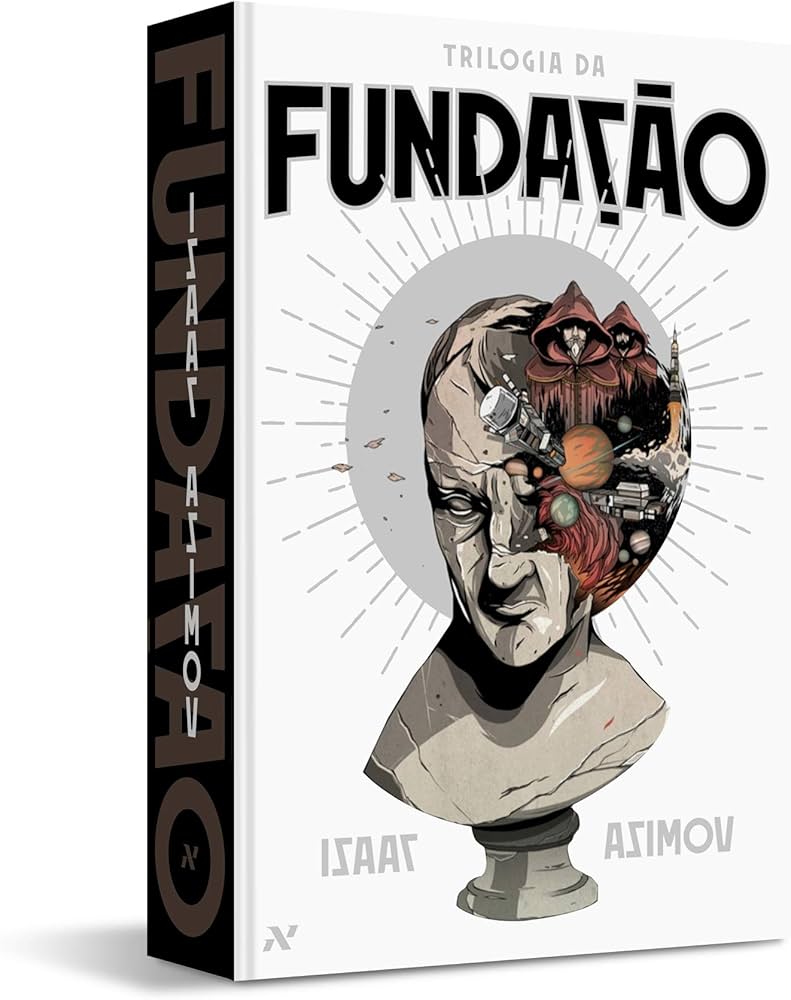 Capa de A Trilogia da Fundação
