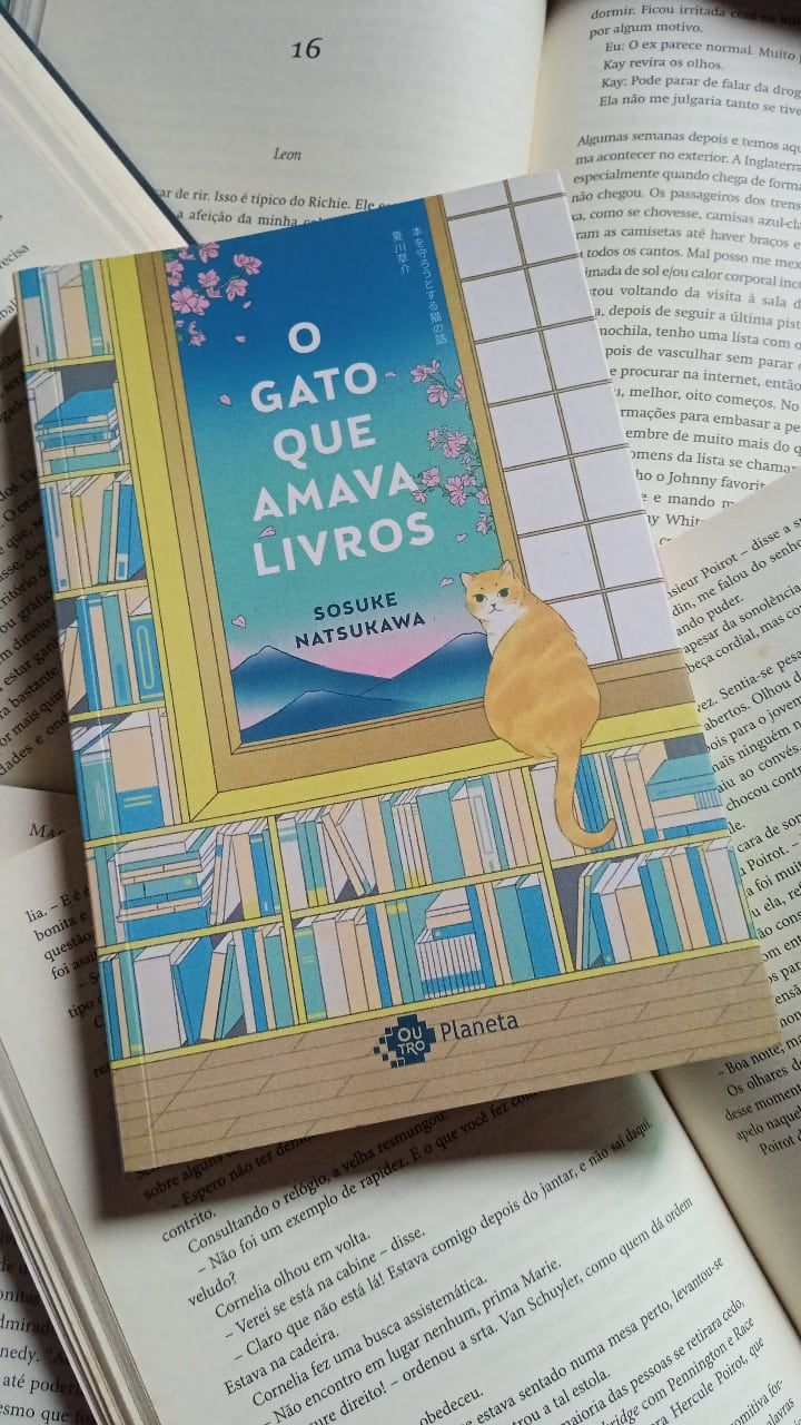 Capa de O Gato que Amava Livros
